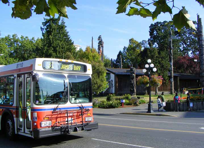 Victoria Regional Transit New Flyer D40LF 8110